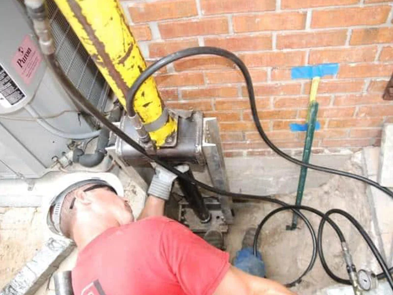 Steel Push Pier Installation (1)