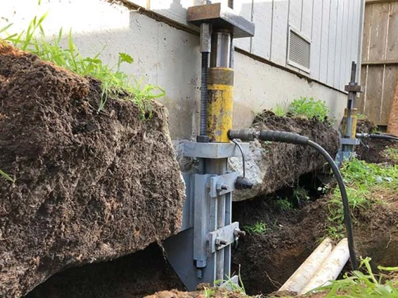 Steel Push Pier Installation (3)